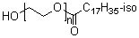 Polyoxyethylene monoisostearate molecular structure (CAS 56002-14-3)