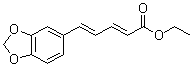 Piperinic acid ethyl ester molecular structure (CAS 56019-71-7)