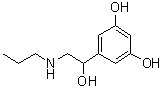 5-[1-Hydroxy-2-(propylamino)ethyl]-1,3-benzenediol molecular structure (CAS 56050-06-7)