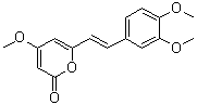 6-[(1E)-2-(3,4-Dimethoxyphenyl)ethenyl]-4-methoxy-2H-pyran-2-one molecular structure (CAS 56070-89-4)