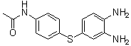 N-[4-[(3,4-Diaminophenyl)thio]phenyl]acetamide molecular structure (CAS 56073-94-0)