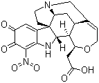 硝基马钱子碱分子结构 (CAS 561-20-6)
