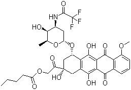Valrubicin molecular structure (CAS 56124-62-0)