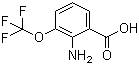 structure of CAS# 561304-41-4, 2-Amino-3-(trifluoromethoxy)benzoic acid