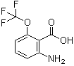 2-Amino-6-(trifluoromethoxy)-benzoic acid molecular structure (CAS 561304-48-1)