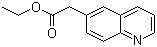 6-喹啉乙酸乙酯分子结构 (CAS 5622-38-8)