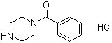 structure of CAS# 56227-55-5, N-Benzoylpiperazine hydrochloride;1-Benzoylpiperazine monohydrochloride; 4-Benzoylpiperazine hydrochloride; Benzoylpiperazine hydrochloride
