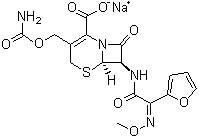 Cefuroxime sodium  molecular structure (CAS 56238-63-2)