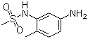N-(5-氨基-2-甲基苯基)甲磺酰胺分子结构 (CAS 56288-93-8)