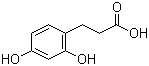 3-(2,4-Dihydroxyphenyl)propionic acid molecular structure (CAS 5631-68-5)