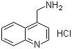 4-氨基甲基喹啉盐酸盐分子结构 (CAS 5632-13-3)