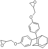 2,2-Bis(4-hydroxyphenyl)adamantane diglycidyl ether molecular structure (CAS 56323-07-0)