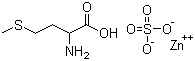 结构式 CAS# 56329-42-1, 蛋氨酸锌硫酸盐