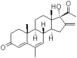 Melengesterol molecular structure (CAS 5633-18-1)