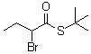2-Bromobutanethioic acid S-(1,1-dimethylethyl) ester molecular structure (CAS 56403-12-4)
