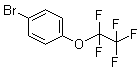 structure of CAS# 56425-85-5, 4-Bromopentafluoroethoxybenzene;4-Bromophenyl pentafluoroethyl ether; 4-Pentafluoroethoxybromobenzene; p-Bromo(pentafluoroethoxy)benzene; p-Bromophenyl pentafluoroethyl ether