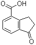 1-茚满酮-4-羧酸分子结构 (CAS 56461-20-2)