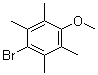 4-溴-2,3,5,6-四甲基苯甲醚分子结构 (CAS 56474-57-8)