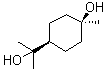 structure of CAS# 565-50-4, trans-Terpin;trans-p-Menthan-1,8-diol