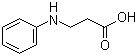 结构式 CAS# 5652-38-0, 3-(苯基氨基)丙酸