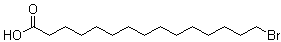 结构式 CAS# 56523-59-2, 15-溴十五烷酸