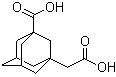 结构式 CAS# 56531-58-9, 3-羧基-1-金刚烷乙酸