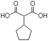 structure of CAS# 5660-81-1, Cyclopentanemalonic acid