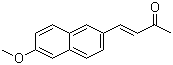 4-(6-Methoxy-2-naphthalenyl)-3-buten-zone molecular structure (CAS 56600-90-9)