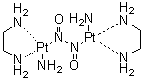 二氨基二(1,2-乙二胺)[mu-连二次硝酸]二铂分子结构 (CAS 56602-13-2)