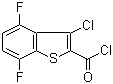 3-Chloro-4,7-difluorobenzo[b]thiophene-2-carbonyl chloride molecular structure (CAS 566172-81-4)