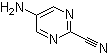 5-Amino-2-pyrimidinecarbonitrile molecular structure (CAS 56621-93-3)