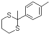 2-Methyl-2-(4-methylphenyl)-1,3-dithiane molecular structure (CAS 56637-45-7)