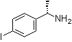 (S)-4-Iodo-alpha-methylbenzenemethanamine molecular structure (CAS 56639-48-6)