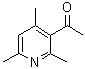 2,4,6-Trimethyl-3-acetylpyridine molecular structure (CAS 56704-25-7)