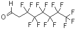 structure of CAS# 56734-81-7, 3,3,4,4,5,5,6,6,7,7,8,8,8-Tridecafluorooctanal