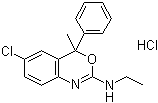 Etifoxine hydrochloride molecular structure (CAS 56776-32-0)