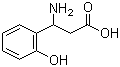 3-Amino-3-(2-hydroxyphenyl)propionic acid molecular structure (CAS 5678-46-6)
