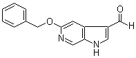 5-Benzyloxy-1H-pyrrolo[2,3-c]pyridine-3-carboxaldehyde molecular structure (CAS 56795-92-7)