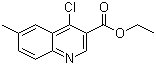 4-Chloro-6-methyl-3-quinolinecarboxylic acid ethyl ester molecular structure (CAS 56824-87-4)