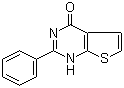 2-Phenylthieno[2,3-d]pyrimidin-4(1H)-one molecular structure (CAS 56843-76-6)
