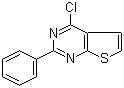 4-Chloro-2-phenylthieno[2,3-d]pyrimidine molecular structure (CAS 56843-80-2)