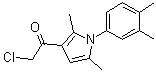 2-Chloro-1-[1-(3,4-dimethylphenyl)-2,5-dimethyl-1H-pyrrol-3-yl]ethanone molecular structure (CAS 568559-39-7)
