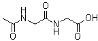 structure of CAS# 5687-48-9, N-Acetylglycylglycine;Acetylglycylglycine; N-Acetyldiglycine; NSC 134463