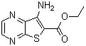 7-Aminothieno[2,3-b]pyrazine-6-carboxylic acid ethyl ester molecular structure (CAS 56881-21-1)