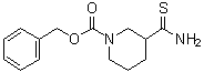 3-(氨基硫代甲酰基)-1-哌啶羧酸苄酯分子结构 (CAS 569348-15-8)
