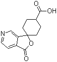 1'-氧代-螺[环己基-1,3'(1'H)-呋喃并[3,4-c]吡啶]-4-羧酸分子结构 (CAS 569351-62-8)