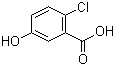 2-Chloro-5-hydroxybenzoic acid molecular structure (CAS 56961-30-9)
