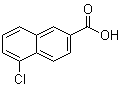 5-氯-2-萘甲酸分子结构 (CAS 56961-89-8)