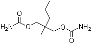 甲丙氨酯分子结构 (CAS 57-53-4)