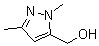 1,3-Dimethyl-1H-pyrazole-5-methanol molecular structure (CAS 57012-20-1)